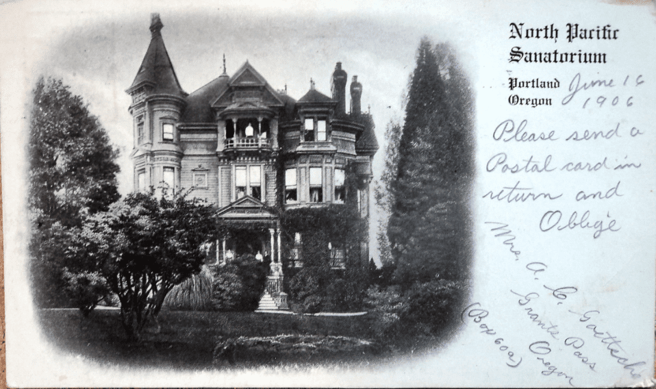 Postcard from the N. Pacific Sanitarium