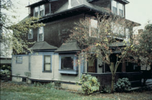 House prior to construction of the pocket park.