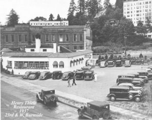 Image from 1937 Corner of Burnside & 23rd