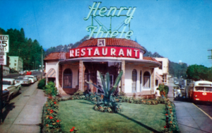 color image of restaurant on 23rd c. 1960