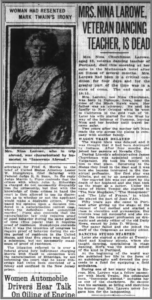Obit with image of Nina